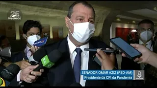 CPI da Pandemia – Omar Aziz fala sobre Jovem Pan e afirma: “não podemos cercear pessoas” – 3/8/2021