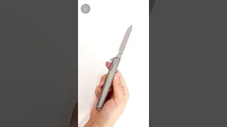 Fast-Open Titanium Alloy Scalpel Knife with Replaceable Blades