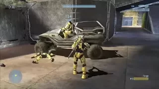 Halo 3 - Driving The Troop Warthog On The Pit (REVISITED)
