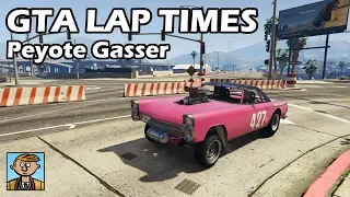 Fastest Muscle Cars (Peyote Gasser) - GTA 5 Best Fully Upgraded Cars Lap Time Countdown