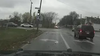 Dashcam video shows chase, fiery crash