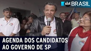 Candidatos ao governo de SP seguem em campanha no estado | SBT Brasil (30/08/22)