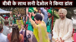 Sunny Deol Dance With Wife Pooja Deol At Karan Deol's Wedding