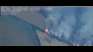 Ukraine war, Russian artillery position destroyed by Ukrainian counterbattery fire, Mykolaiv oblast