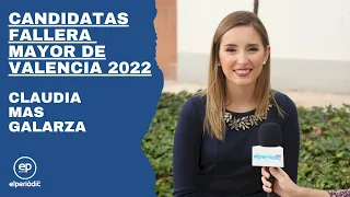 Entrevista con Claudia Mas Galarza, candidata a Fallera Mayor de Valencia 2022