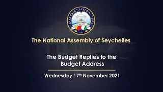 Budget Replies to the Budget Address - Wednesday  17th November 2021, Part 4