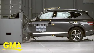 SUV crash test video may provide answers in Tiger Woods wreck l GMA