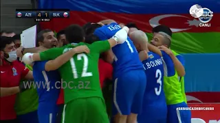 Сборная Азербайджана по футзалу обыграла команду Словакии