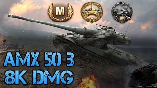 World of Tanks - AMX 50b Ace Tanker/8k dmg/Spartan/High Caliber by liman1234