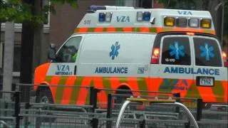 Politie met hevige spoed & 2x A1 ambulance VZA Amsterdam