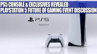 PS5 Console & Exclusives Revealed | Playstation 5 Future of Gaming Event Discussion