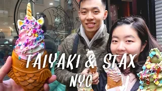 Taiyaki & Stax: ICE CREAM in Chinatown & Little Italy, New York City