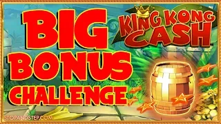 👑 Can I get EVERY Bonus on KING KONG CASH? BIG BONUS CHALLENGE !