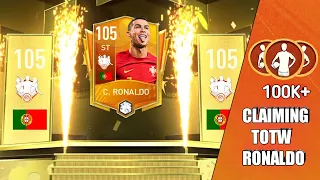 I Spent 100K+ Tokens To Get Ronaldo || TOTW Pack Opening 🔥|| FIFA Mobile