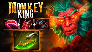 ТОП МАКАКА 🔥 Нереально АГРЕССИВНЫЙ игрок.. MONKEY KING Dota 2