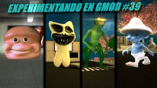ESCAPANDO DE NEXTBOTS RAROS (Y TURBIOS) DE GMOD!! // EXPERIMENTANDO EN GMOD #39