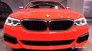 2018 BMW M550i Sedan - Exterior and Interior Walkaround - 2018 New York Auto Show