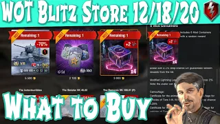 What to Buy in Store WOT Blitz 12-18-2020 | Littlefinger on World of Tanks Blitz