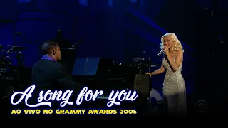Christina Aguilera & Herbie Hancock - A Song For You (Grammy Awards 2006) HD