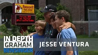 Jesse Ventura shows off his greatest honor