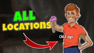 Ice Scream 8: Child sign locations and usage | Hi Gamer