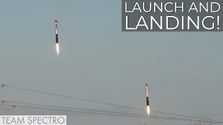 SpaceX Falcon Heavy Launch and Landing Close Up: Nasa Causeway