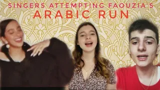 Faouzia's viral arabic run attempted by singers😨|Faouzia's  Don't tell me I'm pretty run compilation