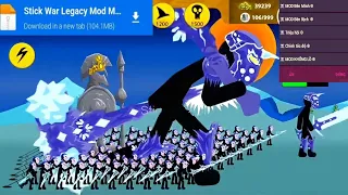 Stick War Legacy Mod menu Apk V2024.1.36 _Final Boss Ice_ لعبة حرب العصيان استيك وار ليجزي اخر اصدار