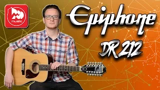 EPIPHONE DR-212 - доступная 12-ти струнная гитара