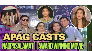 COCO MARTIN AT APAG CASTS NAGPASALAMAT?