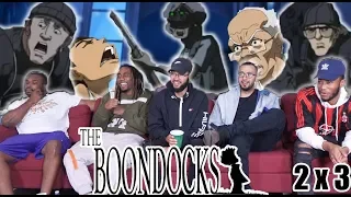 The Boondocks 2 x 3 reaction! "Thank You For Not Snitching"