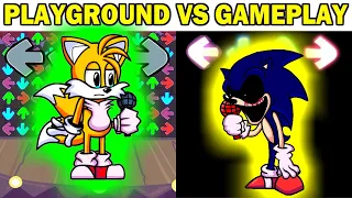 FNF Character Test | Gameplay VS Playground | FNF Mods | VS Tails Sonic EXE 2.0