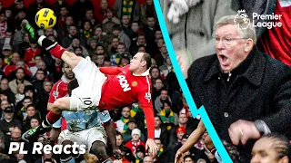 Premier League managers react to the BEST acrobatic goals