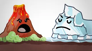 What Happens When A Volcano Meets a Glacier?