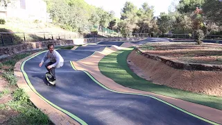 INCREIBLE PISTA DE SKATE ENTRE MONTAÑAS