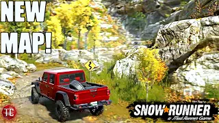 SnowRunner: NEW, REALISTIC TRAILS MAP! Dakota Falls