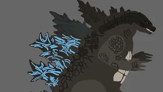 Godzilla atomic breath test - Sticknodes animation