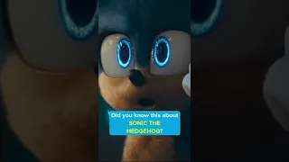 Did you know this about SONIC THE HEDGEHOG