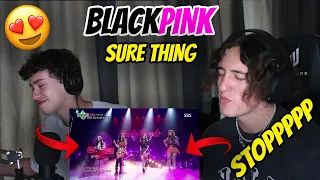 South Africans REACT TO BLACKPINK - "SURE THING (Miguel)" LIVE PERFORMANCE !!!