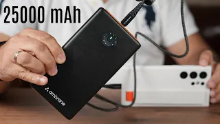 This powerbank can charge laptop - Ambrane 25000 mAh Powerlit Ultra, portable power house