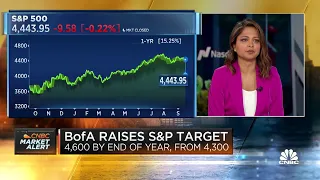 BofA Securities' Savita Subramanian explains why she's raising her year-end S&P 500 target to 4,600