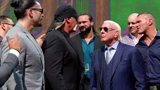 Team Flair and Team Hogan get fired up: Crown Jewel media event, Oct. 30, 2019