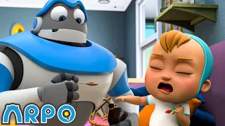 아기가 열이 나요!・ 새로운 에피소드 ・ 시즌 6 ・ 알포 90분 모아보기 ・ 재미있는 어린이 만화 모음!・로봇알포 Arpo The Robot
