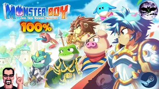 Monster Boy and the Cursed Kingdom прохождение 100% | Игра (PC, Steam, Switch, PS4, Xbox) Стрим rus