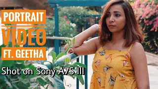 Portrait Video | Sony A7S III Cinematic 4K | 100% Shot on Sony A7S III | Sony A7S3 video sample