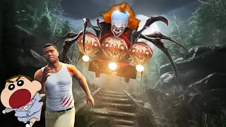 Shinchan Found Pennywise Choo-Choo Charles in GTA 5!