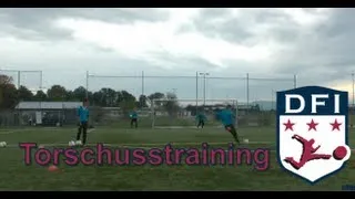 Torschusstraining am Deutschen Fußball Internat Bad Aibling