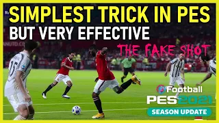 PES2021 Fake Shot "The OG Skill" In PES - Tips For New Players - Simplest Skill In PES