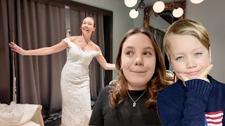 What are we going to wear? WEDDING try dress & meet the band VLOGG