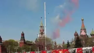 Пролёт авиации 7 мая 2015 над Москвой.